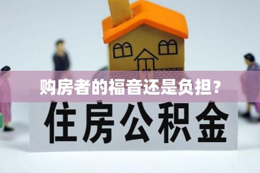 武宣购房者的福音还是负担？