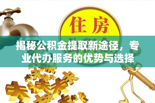 武宣揭秘公积金提取新途径，专业代办服务的优势与选择