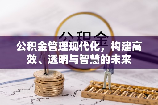 武宣公积金管理现代化，构建高效、透明与智慧的未来