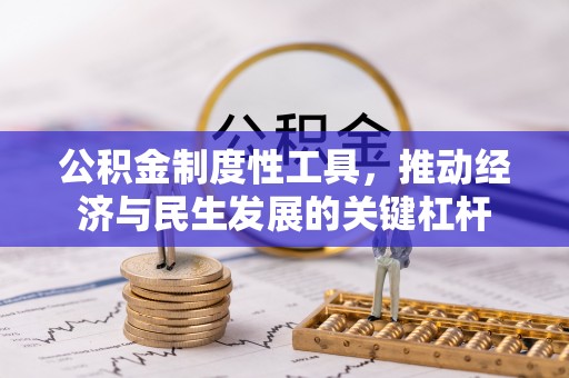 武宣公积金制度性工具，推动经济与民生发展的关键杠杆