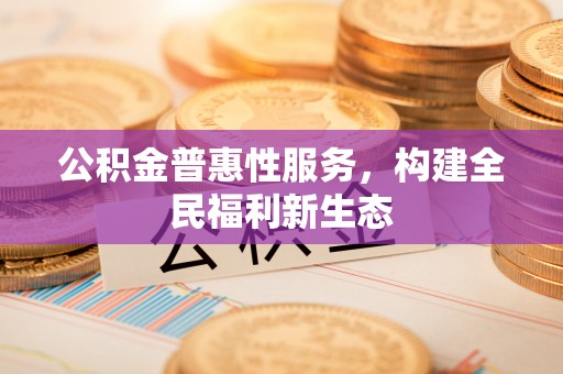 武宣公积金普惠性服务，构建全民福利新生态