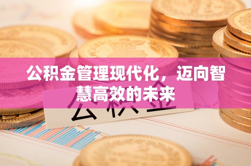 武宣公积金管理现代化，迈向智慧高效的未来