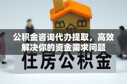 武宣公积金咨询代办提取，高效解决你的资金需求问题