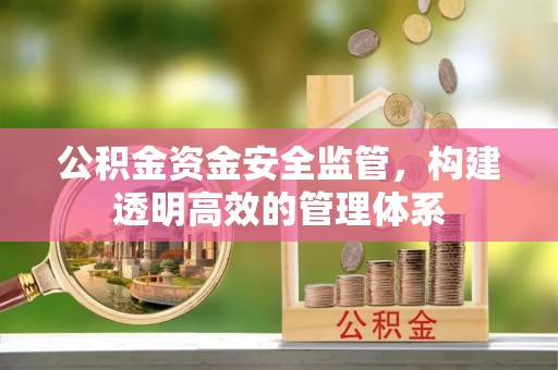 武宣公积金资金安全监管，构建透明高效的管理体系