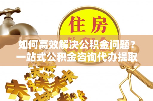 武宣如何高效解决公积金问题？一站式公积金咨询代办提取服务全解析