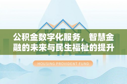 武宣公积金数字化服务，智慧金融的未来与民生福祉的提升