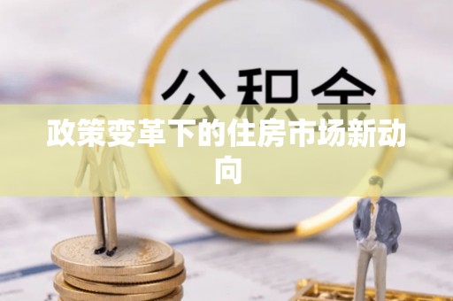 武宣政策变革下的住房市场新动向